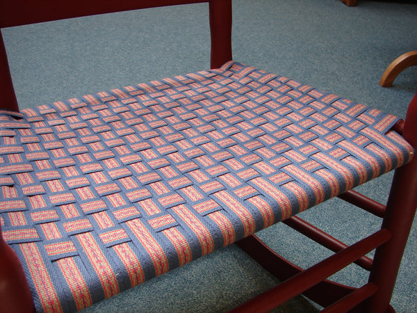 Alfred Village Shaker Rocker historic seat detail