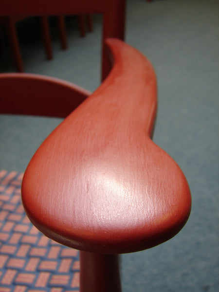 Alfred Village Shaker Rocker arm detail - historic paint